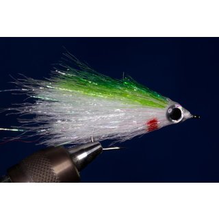 Shad Streamer (Saltwater) chartreuse/white