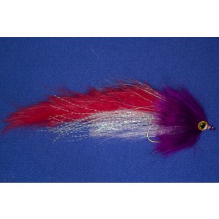 Predator Zonker / Streamer purple/red (Pike, Muskie, Bass)