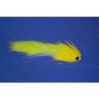 Predator Zonker / Streamer chartreuse/yellow (Pike, Muskie, Bass)