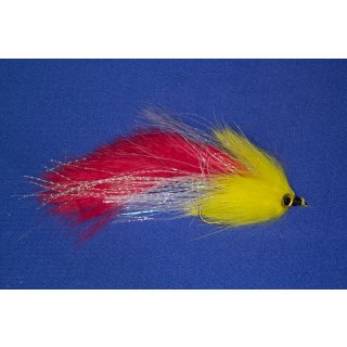 Predator Zonker / Streamer red/yellow (Pike, Muskie, Bass)