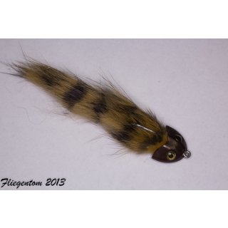 hellbraune Koppe Grizzly Klein (ca. 4-5cm, Hakengröße 6)