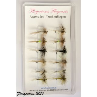 Dry Fly Set Adams-Family