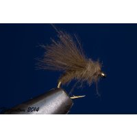 Assortment of 12 CDC-Flies La Petite Merde (dry fly) 14 with barb
