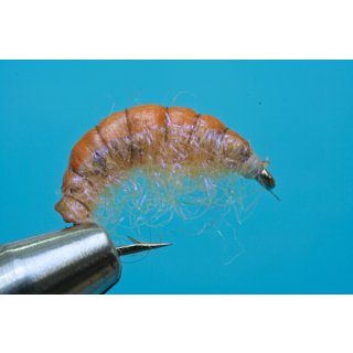 Scud Nr. 8 - Flohkrebs Shrimp Pink 10 mit Widerhaken