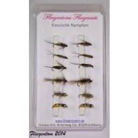 Assortment of 12 classic nymphs (Nymph)