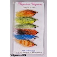 Streamerset Faserfischchen 2 10 ohne Widerhaken