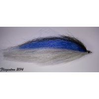 XXL Streamer for pike and predator - whitefish (blue)