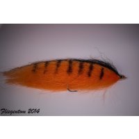 XXL Streamer für Hecht und Raubfische - Orange Tiger