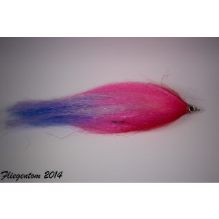 XXL Streamer f&uuml;r Hecht und Raubfische - Tricolor Pink