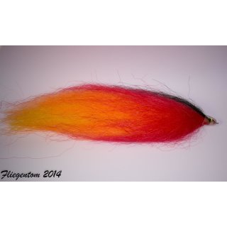 Riesenstreamer Nr. 11 - Tricolor Flamme 18-20cm - #4/0 10g