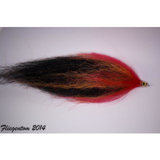 Riesenstreamer Nr. 14 - Mephisto 23-25cm - #8/0 unbeschwert