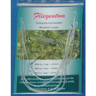 Fliegentom Braided Loops AFTMA 6-9 30lbs