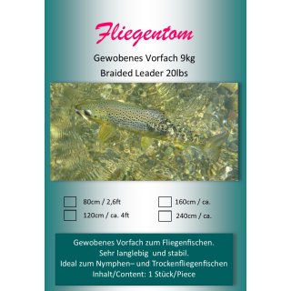 Fliegentom Braided Leader 240cm / ca. 7,7ft