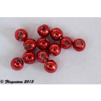 Tungstenperlen Metallic Rot 4mm