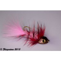 Wooley Bugger Koppe - pink, Krystal