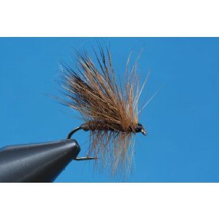 Helle Mufflon Sedge / Caddis  - Trockenfliege ohne Widerhaken 16