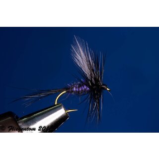 Schwarze Sparkle Dun ohne Widerhaken 12