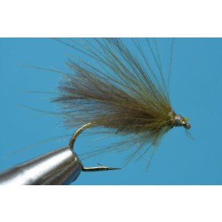 grey olive CDC-Sedge barbless 16