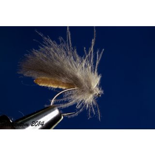 Brown CDC Sedge with detached body barbless 12
