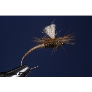 Brown Moose Hammer fly with UV thorax (Klinkhamar) 14 barbless