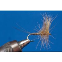 brown CDC-Drake Mayfly barbed 12