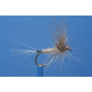 light grey CDC Splitwing Dun barbed 10
