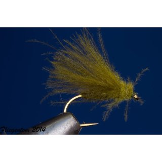 olive MP-Style Caddis/Sedge MP5x barbed 14