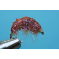 Scud Nr. 9 - Flohkrebs UV-Pink ohne Widerhaken 14
