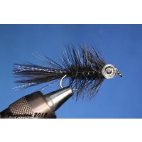 Fishmask Wooley Bugger black 4 barbless