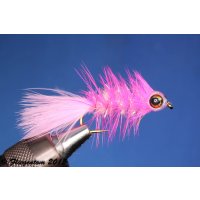Fishmask Wooley Bugger Krystal pink 6 mit Widerhaken