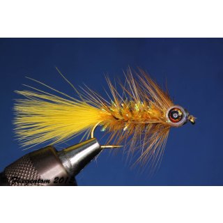 Fishmask Wooley Bugger Krystal amber 8 barbless