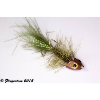 Wooley Bugger Sculpin/Bullhead dark olive #6 - ca. 5cm