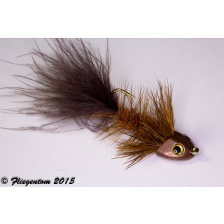 Wooley Bugger Sculpin/Bullhead brown #4 - ca. 6,5cm