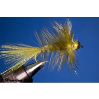 Wooley Bugger with Beadhead light olive 4 barbed