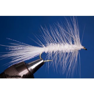 Wooley Bugger white 6 barbless