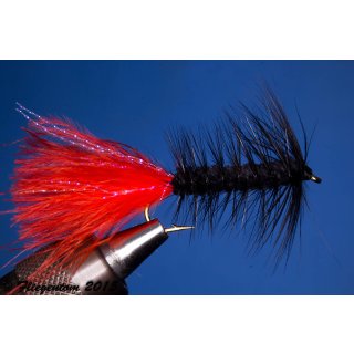 Wooley Bugger black/red 4 barbed