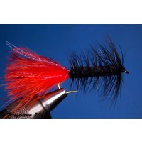 Wooley Bugger black/red 4 barbless