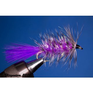 Wooley Bugger violett Krystal 8 mit Widerhaken