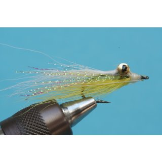 Clouser Deep Minnow blanc/yellow Saltwater #2