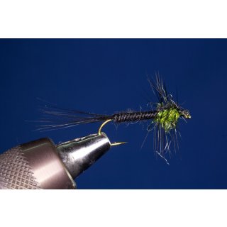 UV-Montana Nymph green 12 barbed