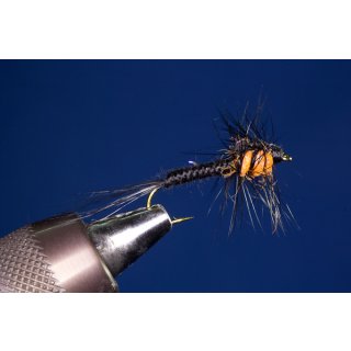 UV-Montana Nymphe orange 12 mit Widerhaken