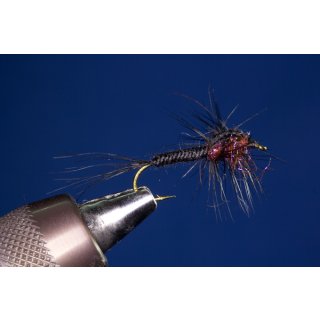 UV-Montana Nymphe bordeaux 12 ohne Widerhaken