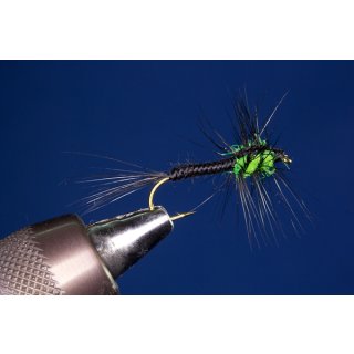 UV-Montana Nymphe chartreuse 10 mit Widerhaken