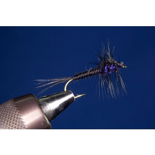 UV-Montana Nymph black 8 barbed