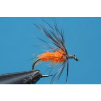 UV-Orange Spider ohne Widerhaken 14