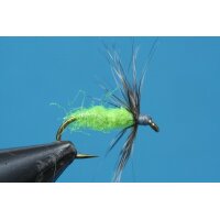 UV-Chartreuse Spider barbless 12