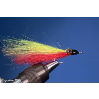 Synthetic Clouser Deep Minnow gelb/rot