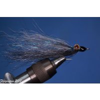 Synthetic Clouser Deep Minnow silber/schwarz mit...