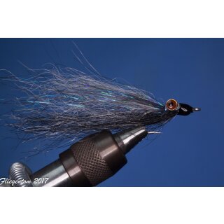 Synthetik Clouser Deep Minnow silver/black Saltwater #8