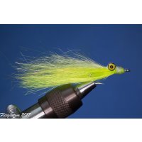 Synthetic Clouser Deep Minnow weiß/fluo gelb ohne...